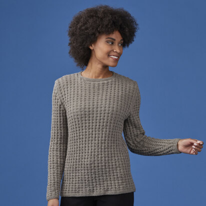 Hansen Pullover - Sweater Knitting Pattern for Women in Tahki Yarns Superwash Merino Worsted Twist by Tahki Yarns - Downloadable PDF