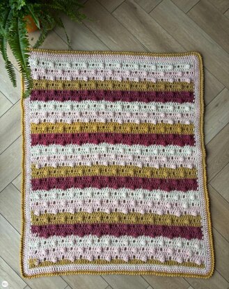 Dotty about Bobbles! Aran Blanket