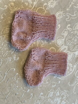 Knitted Baby Booties in Novita Baby Wool - 35 - Downloadable PDF