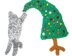 Christmas tree applique