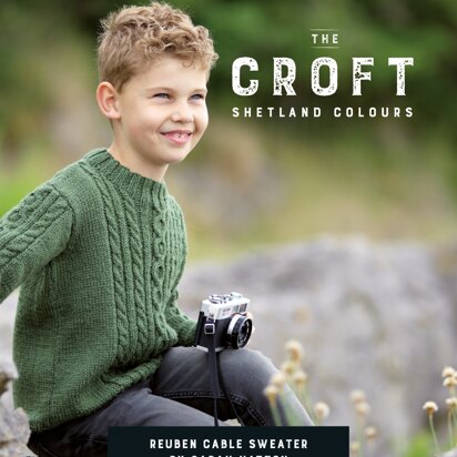Reuben Cable Sweater in West Yorkshire Spinners The Croft Shetland Colours - DBP0078 - Downloadable PDF