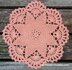 Salmon Star Doily Written Pattern