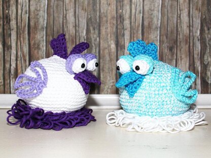 Chicken - Egg Sitter - Egg Cozy - Amigurumi