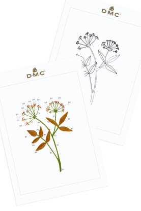 Coriander in DMC - PAT0320 - Downloadable PDF