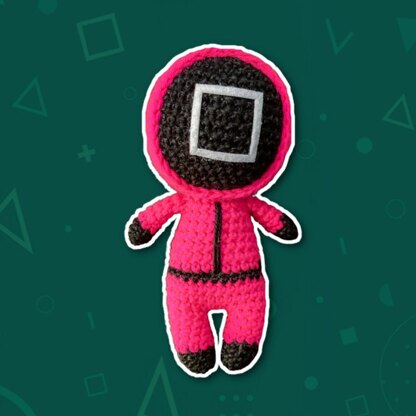 Squid Game Pink Soldiers Amigurumi