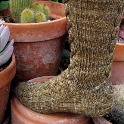 Gollum Socks - knitting pattern