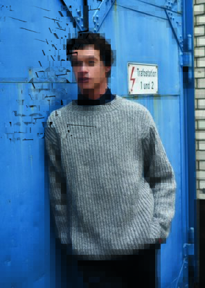 Relaxed Brioche Sweater, Scarf and Hat in Rico Luxury Alpaca Superfine Aran - 652 - Downloadable PDF