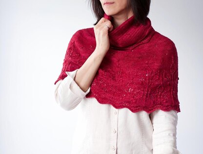 Bryanna cowl capelet