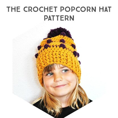 Popcorn Slouchy Beanie Hat