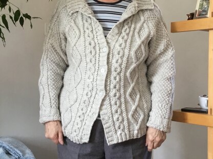 Cabled Cardigan