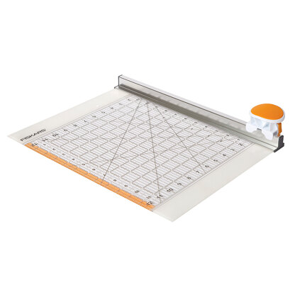 Fiskars – Kombi-Rollschneider mit Lineal: 12 x 12 Zoll