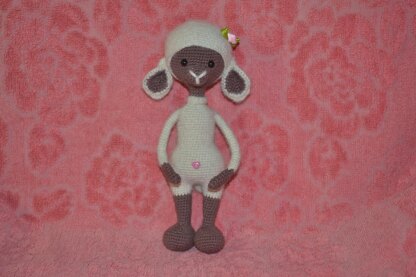 Rosy the sheep doll