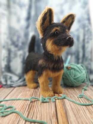 Amigurumi German Shepherd Dog Alsatian