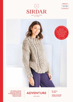 Sweater in Sirdar Adventure - 10190 - Downloadable PDF