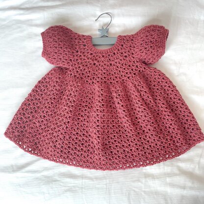 Baby dress Raspberry