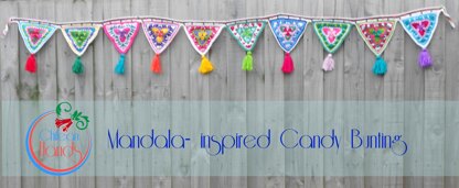 Mandala Inspired Candy Bunting