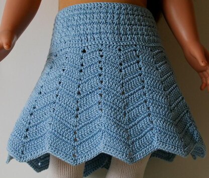 Crochet skirt doll best sale