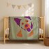 German Shepherd Blanket C2C Beginner-Friendly Throw CROCHET PATTERN Dog Face Stroller