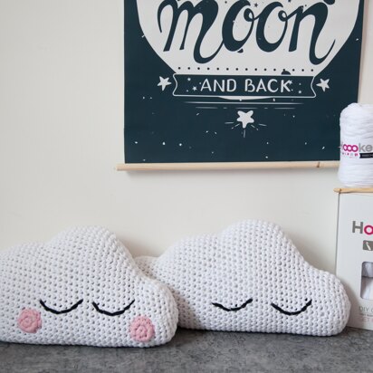 Hoooked Dream Cloud Kit in RibbonXL - Optic White