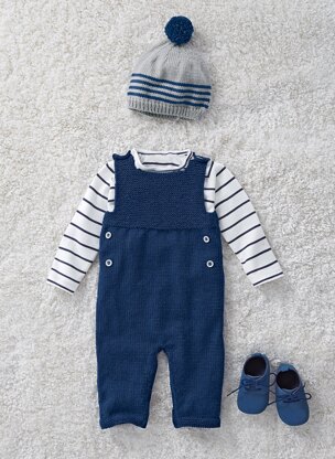 Babies Overalls in Bergere de France Ideal - 71136-356 - Downloadable PDF