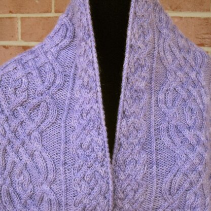 Fraser Cabled Shawl