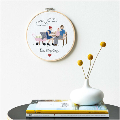 Rico Figurico Young Family Cross Stitch Kit
