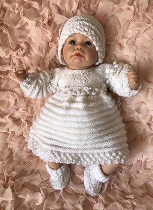Angel Top & Dress Set (60) for Doll or Baby