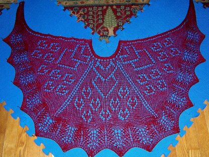 Knittin' Love shawl