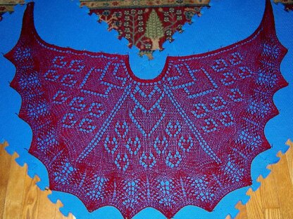 Knittin' Love shawl