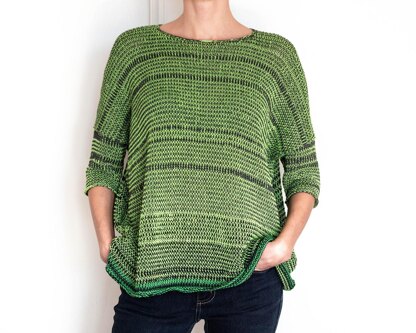 Machine Knitting Pattern Loose summer cotton sweater