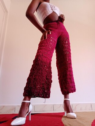 Crochet Mesh Pants Pdf Pattern 