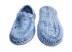 Moccasin Slippers, Knit Crochet Slippers