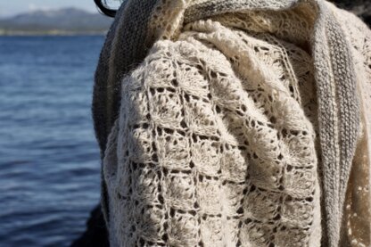 Cotton Grass shawl