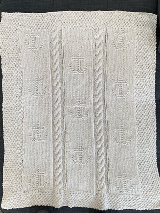 Anchors Aweigh Baby Blanket
