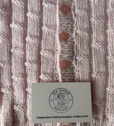 Wendy Baby Cardigan Knitting Pattern 3-24 months Approx