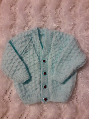 Leo baby cardigan