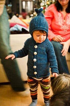 Sugar Bear Hooded Cardi