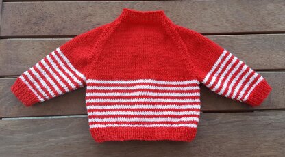 Jasper - babies 4ply raglan cardigan