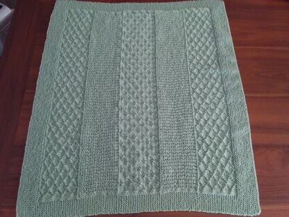 Linda Whaley simple textured " Jasper"  Blanket