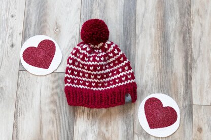 Valentine Fair Isle Hat