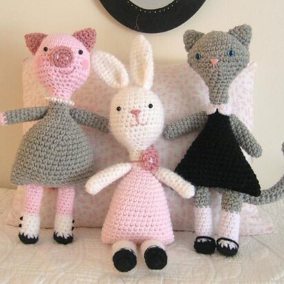 Little Girls - Animal Amigurumi Crochet Patterns