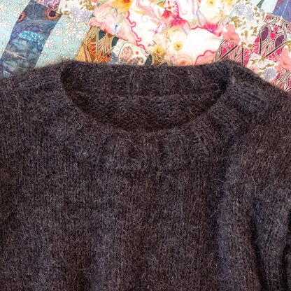 Marled Alpaca & Mohair Sweater