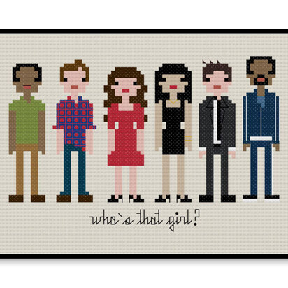 New Girl - PDF Cross Stitch Pattern