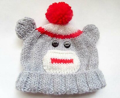 Monkey Baby Beanie Hat