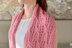 Spring at last. Cable and lace cowl
