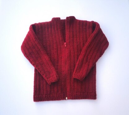 Boys Ribbed Cardigan