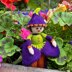 Crocus Flower Doll Knitting Pattern
