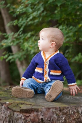 Tipped Baby Cardigan