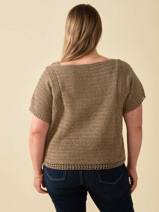 Maude Top in Berroco Iris - Downloadable PDF