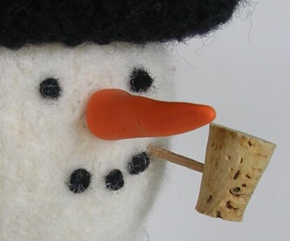 Felted Snowman